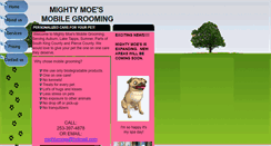 Desktop Screenshot of mightymoesgrooming.com